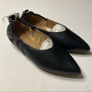 NWT A New Day Womens Black Flats Business Casual Pointed Toe